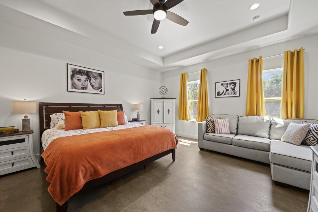 Vacation rentals in Wimberley Texas surrounded by scenic hill country nature.