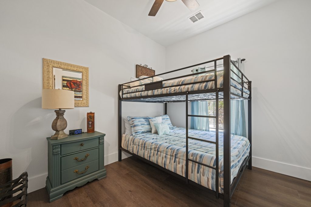 A peaceful view of vacation rentals in Wimberley Texas surrounded by nature, showcasing a relaxing hill country environment perfect for a weekend or extended getaway.