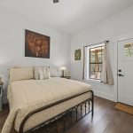 A peaceful view of vacation rentals in Wimberley Texas surrounded by nature, showcasing a relaxing hill country environment perfect for a weekend or extended getaway.